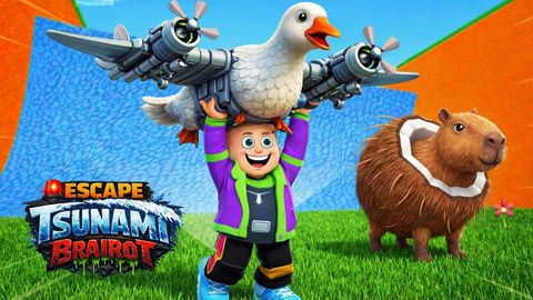 Escape Tsunami Brainrot – play free online