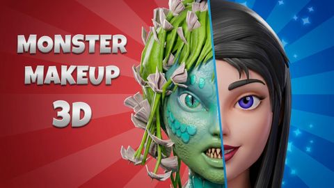 Monster Makeup 3D – play free online