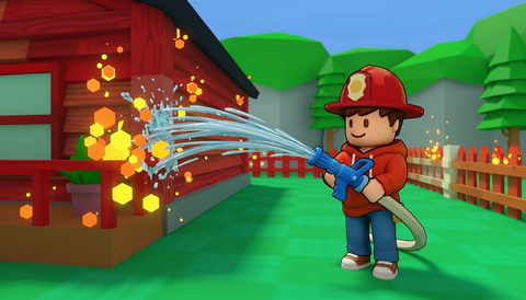 Obby: Firefighter Tycoon – play free online