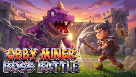 Obby Miner: Boss Battle – play free online